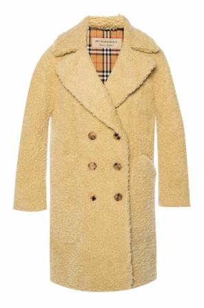 Dwurzędowy, futrzany płaszcz, zdjęcie 1 Dwurzędowy, futrzany płaszcz od Burberry